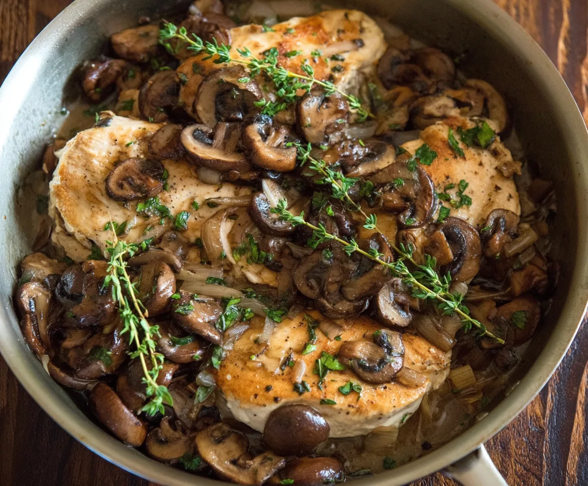 Easy Mushroom Chicken Marsala