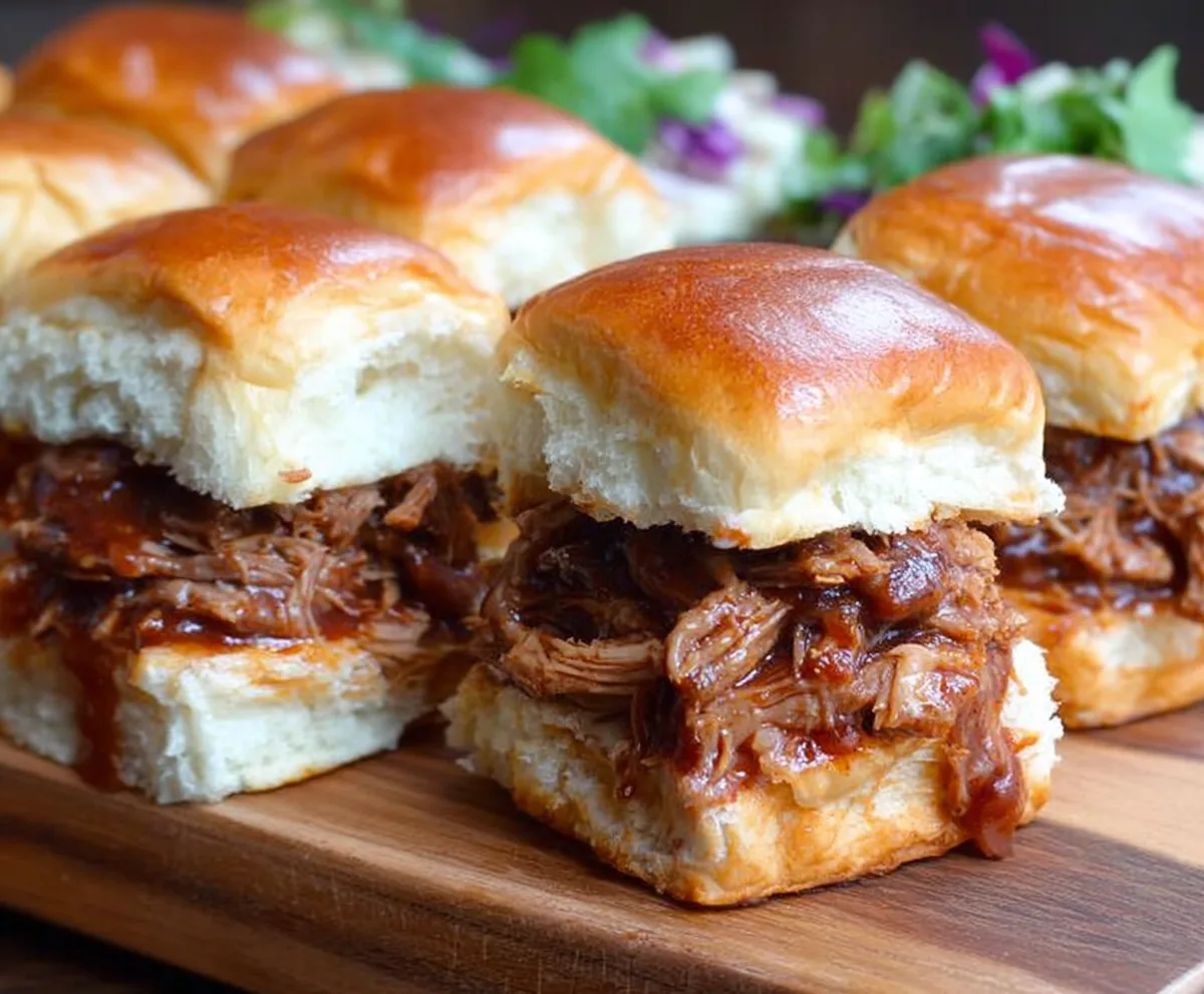 Easy BBQ Pulled Pork Sliders
