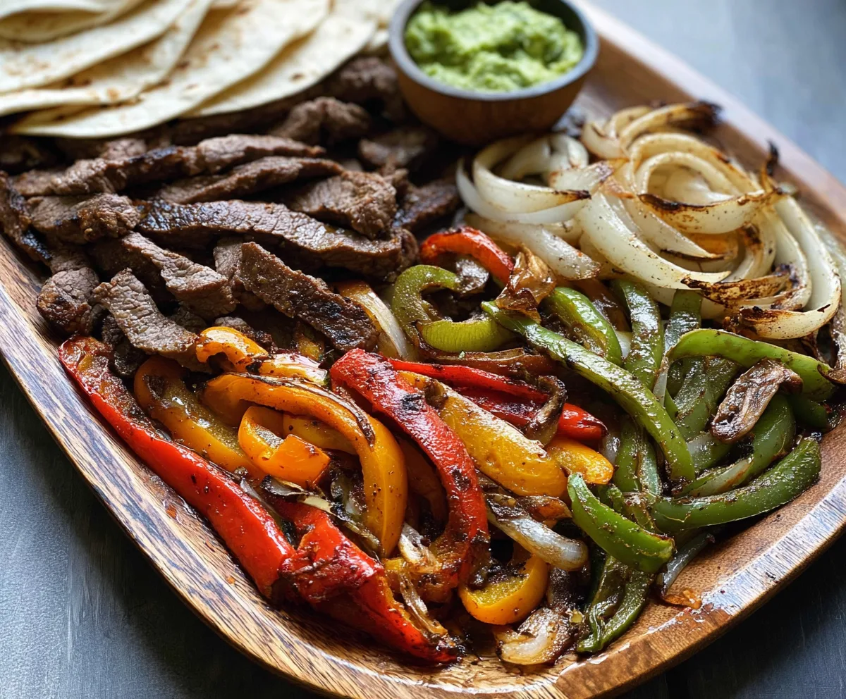 Easy Beef & Veggie Sheet Pan Fajitas