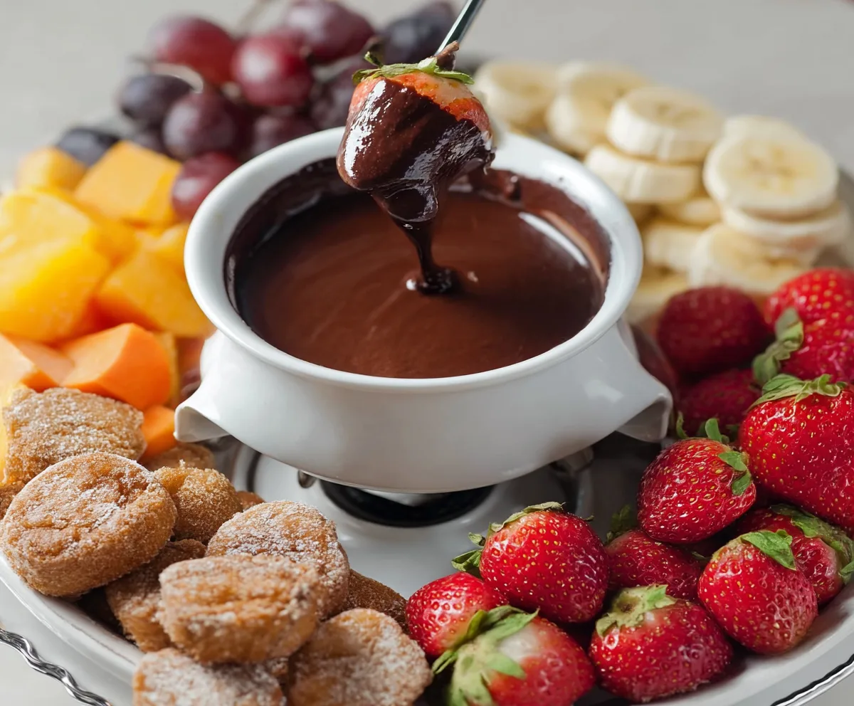 Easy Chocolate Fondue Recipe