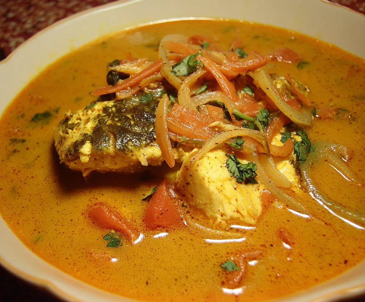 Easy Coconut Curry Fish Stew Recipe