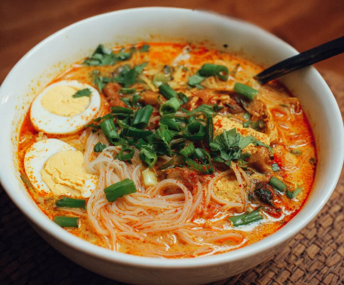 Easy Coconut Curry Noodle Soup