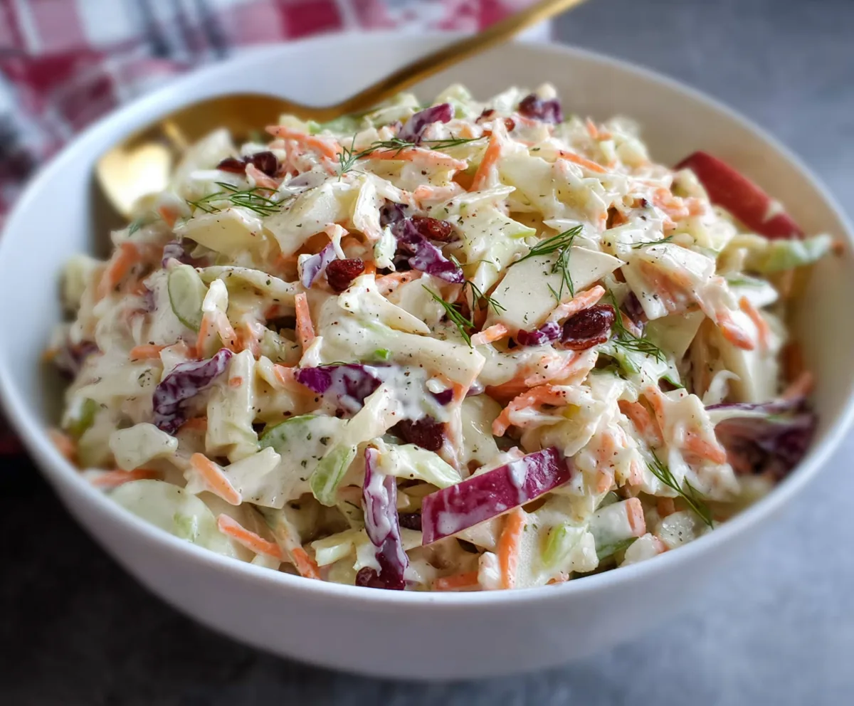Creamy Apple Coleslaw Recipe