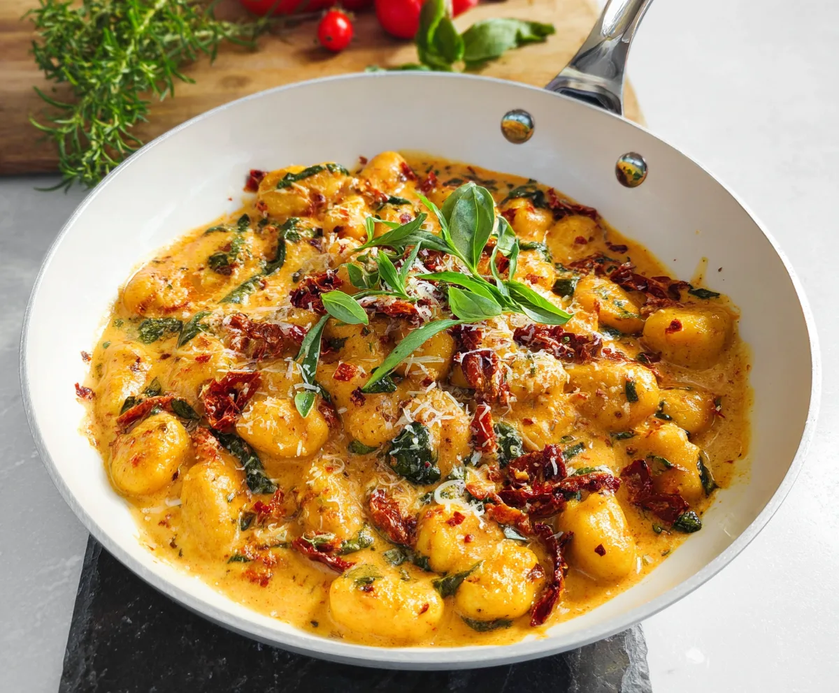Creamy Sun Dried Tomato Gnocchi Recipe