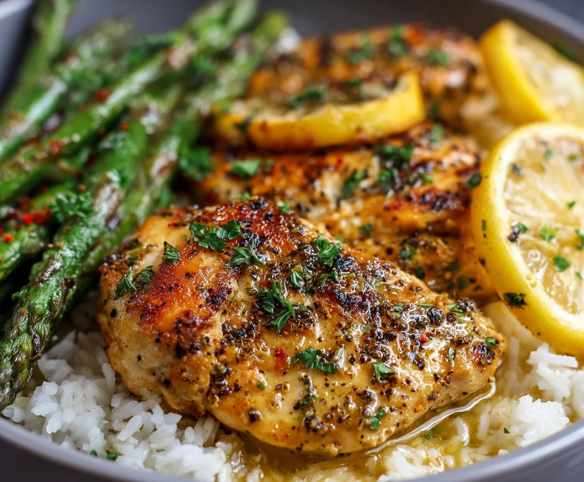 Easy Healthy Lemon Pepper Chicken