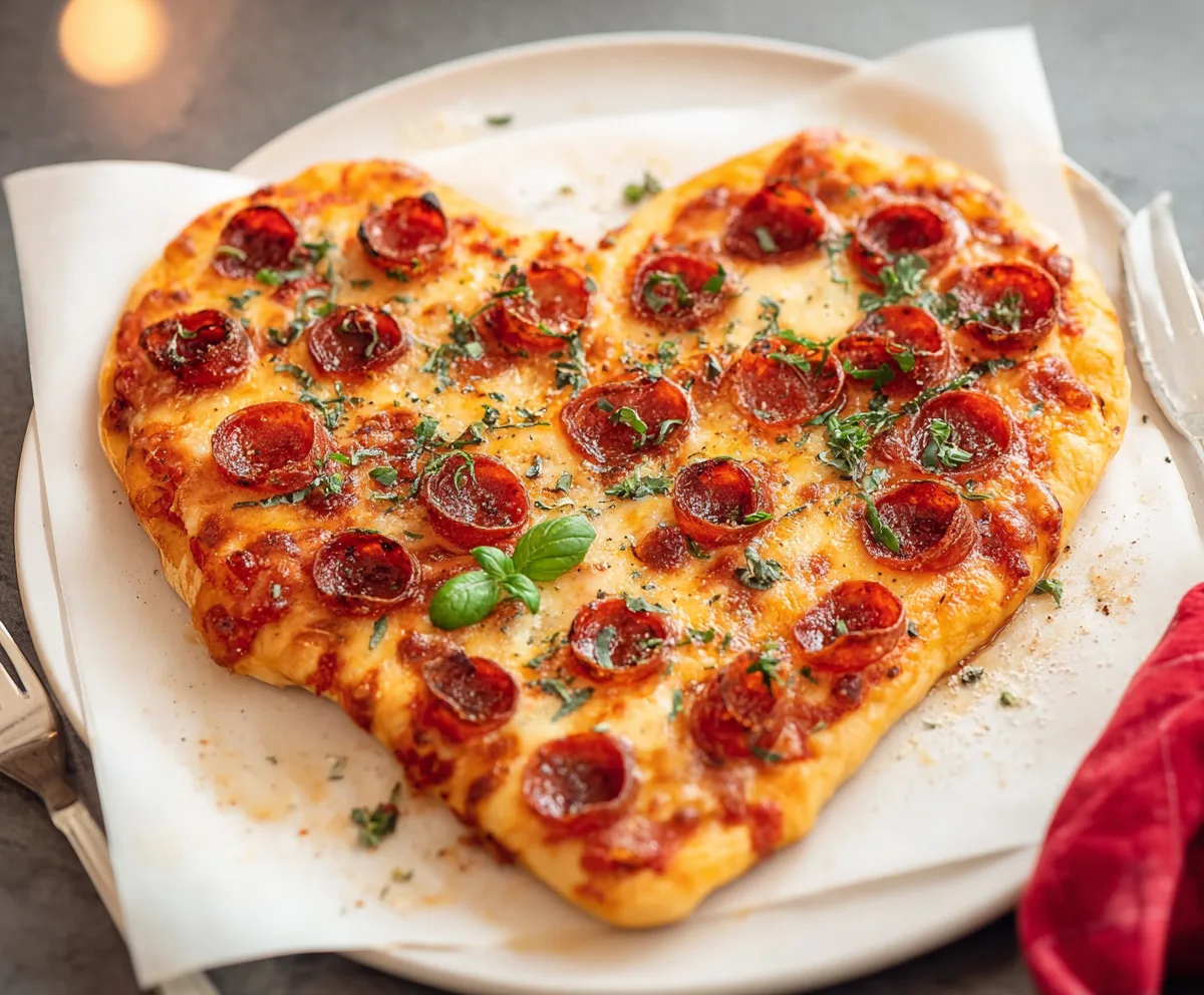 Easy Heart Shaped Pizza Recipe