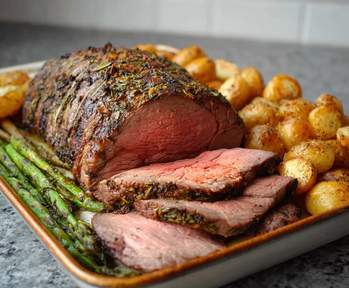 Herb Crusted Roast Beef Recipe