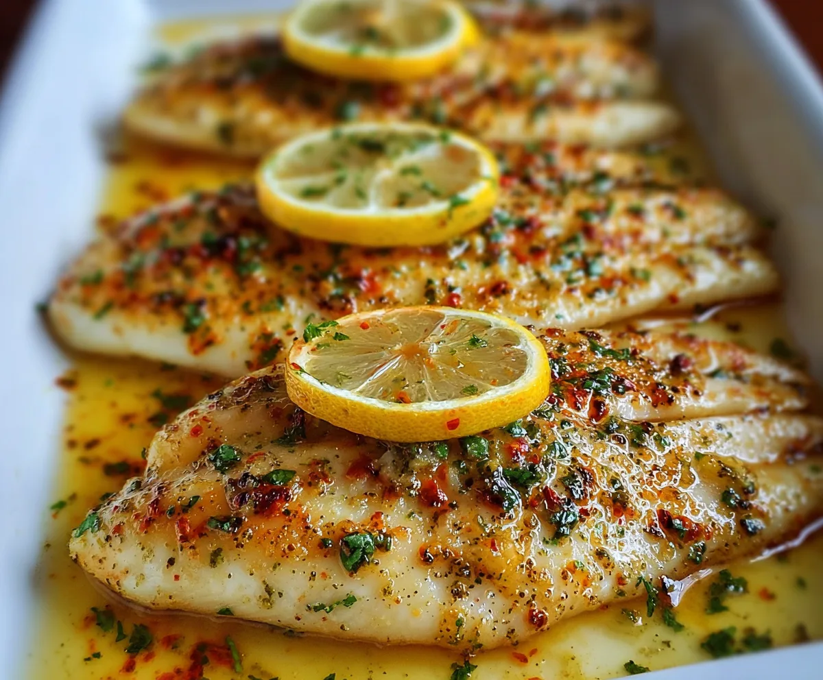 Easy Lemon Butter Baked Tilapia Recipe