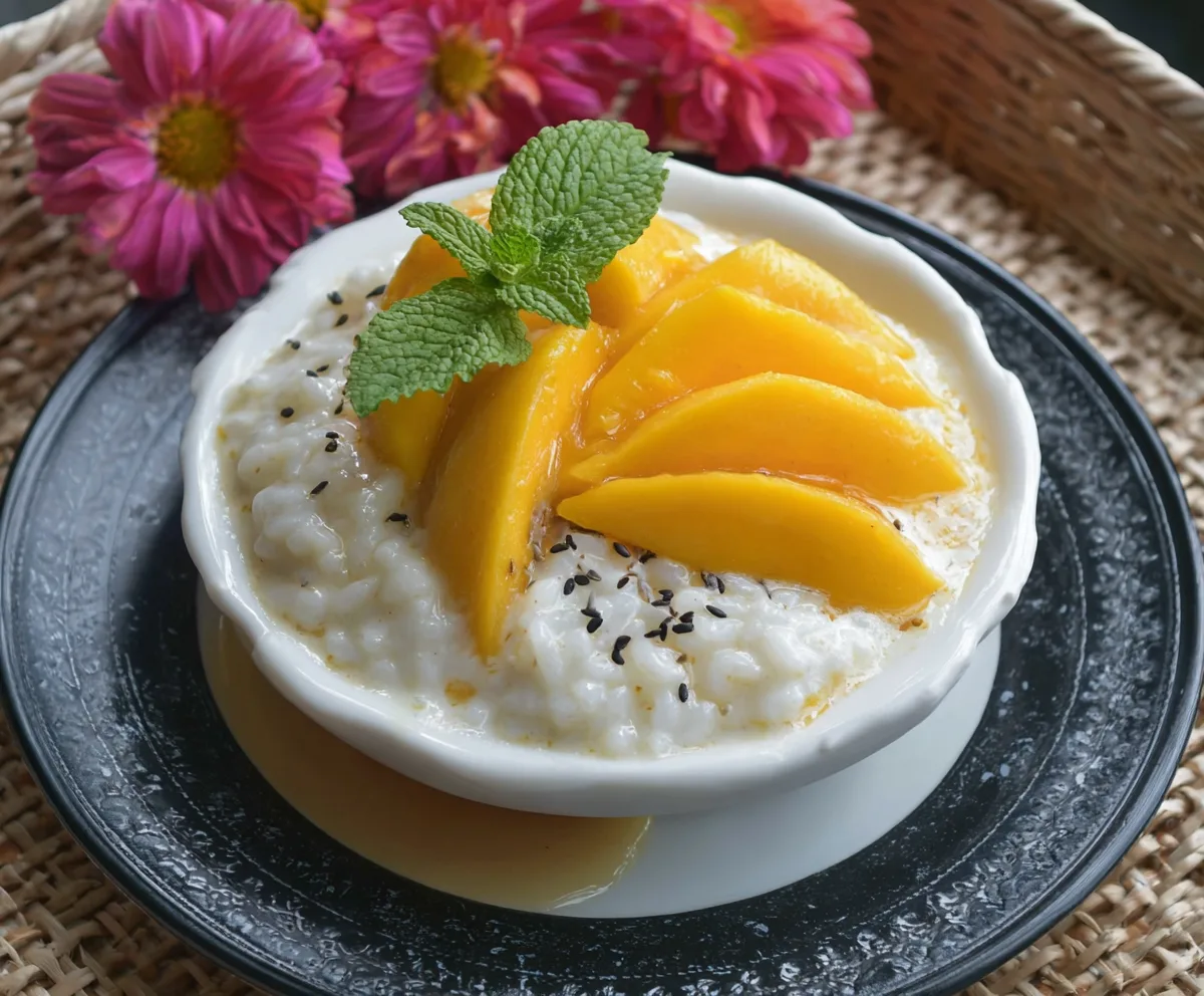 Easy Mango Sticky Rice Pudding