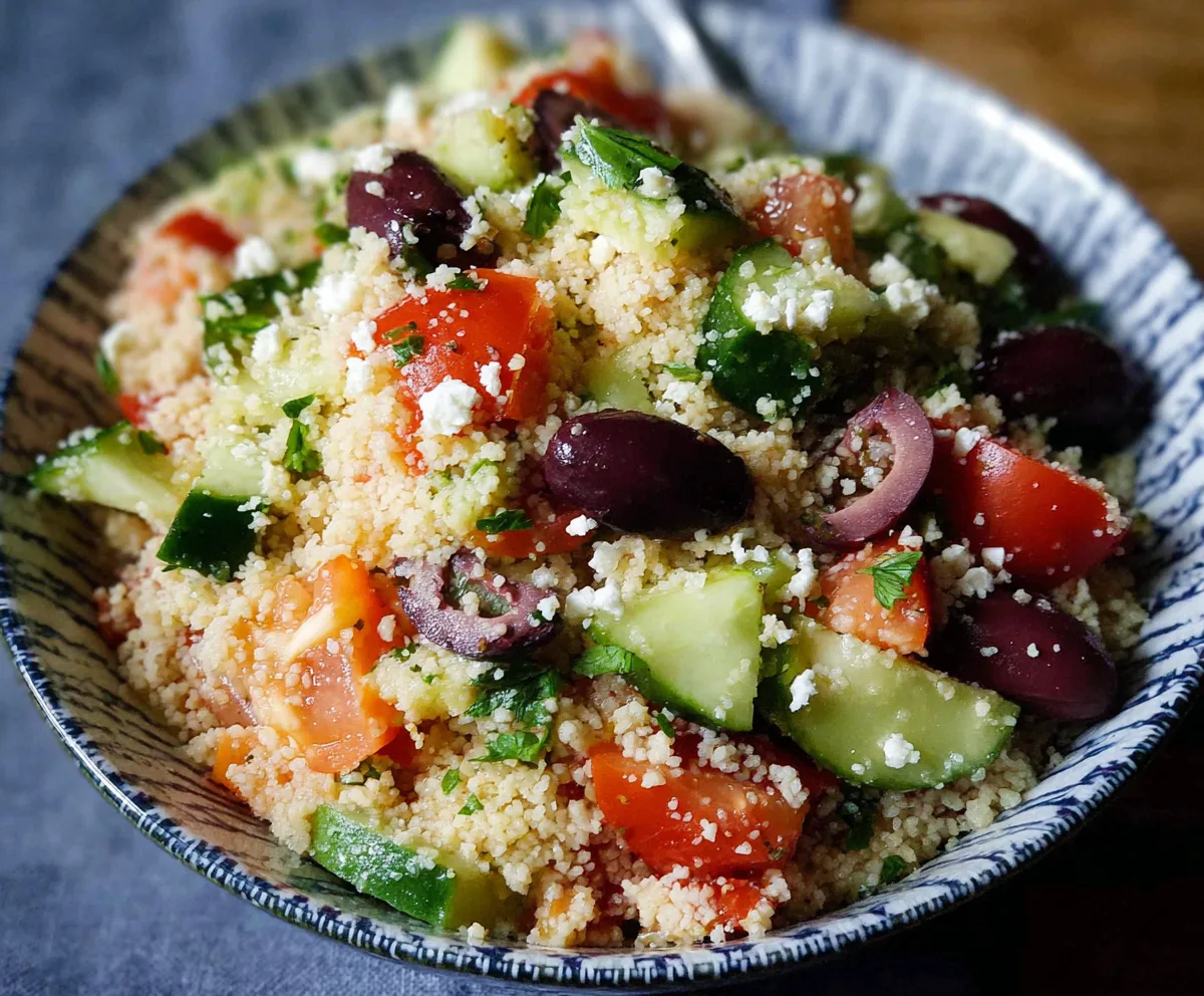 Easy Mediterranean Couscous Salad