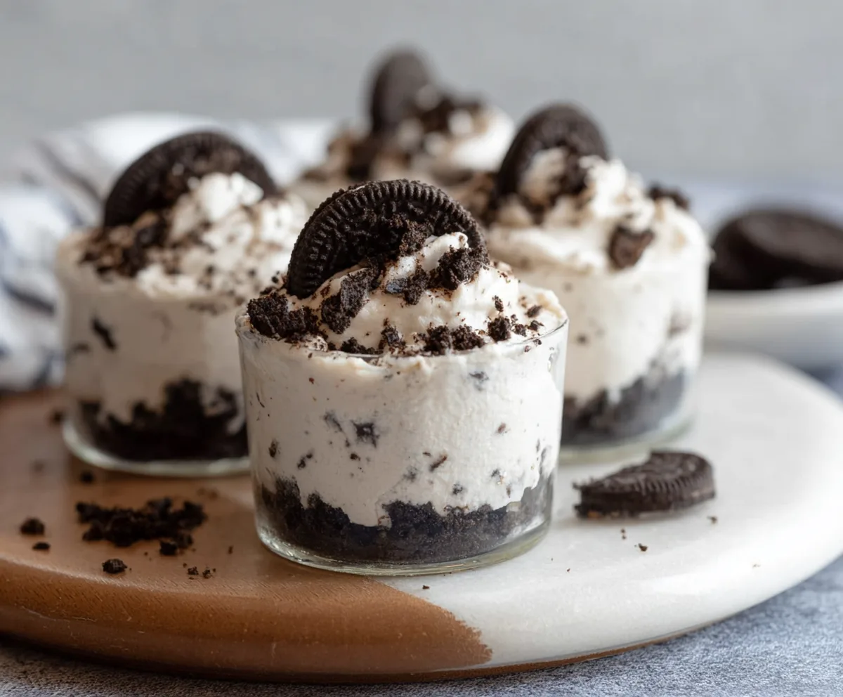 Easy No Bake Oreo Cheesecake Cups