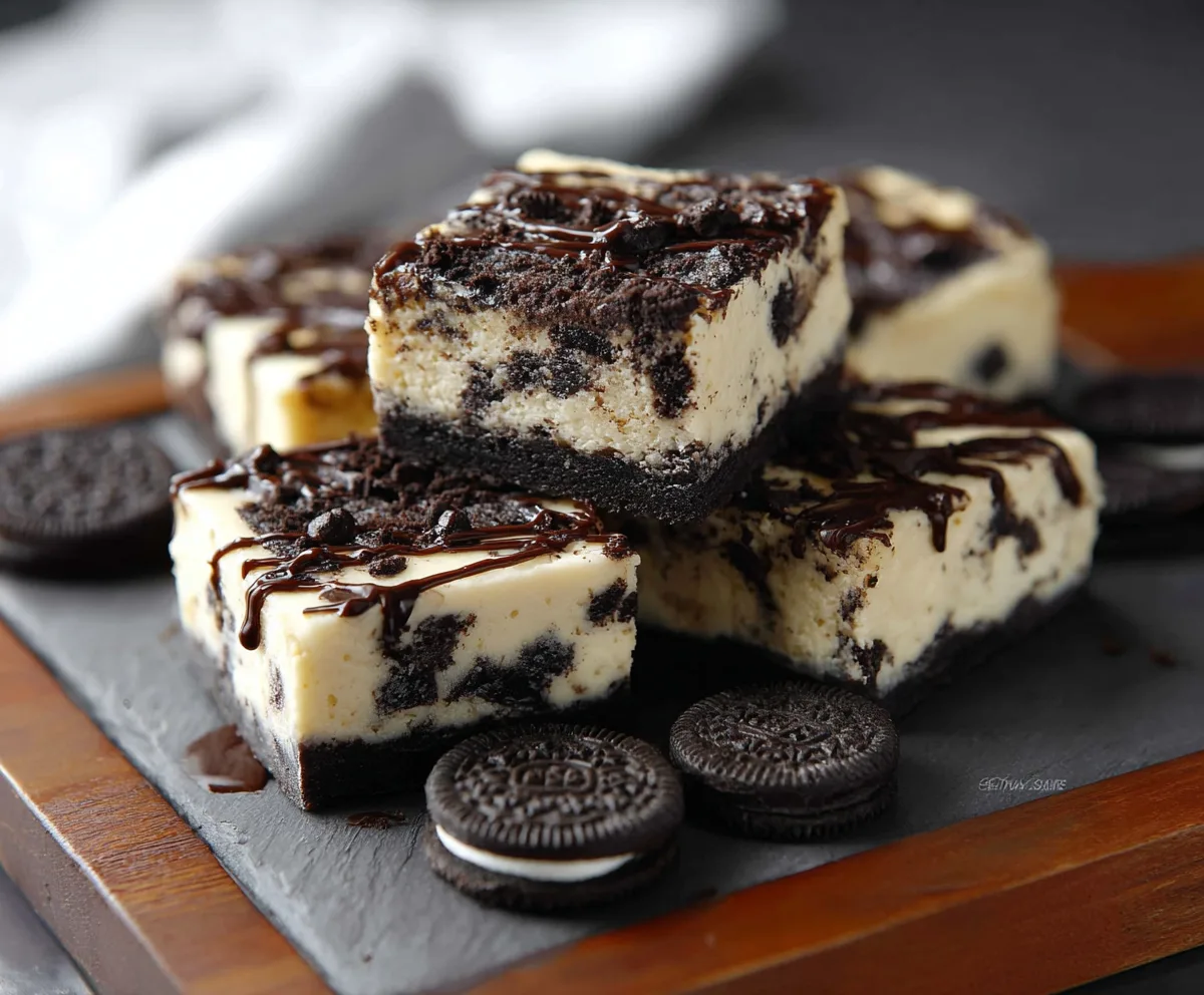 Easy Oreo Cheesecake Bars
