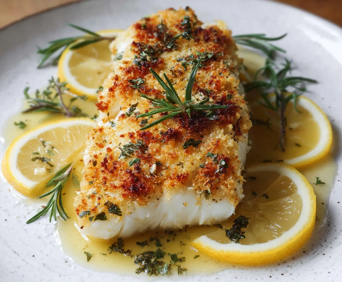 Crispy Parmesan Crusted Cod