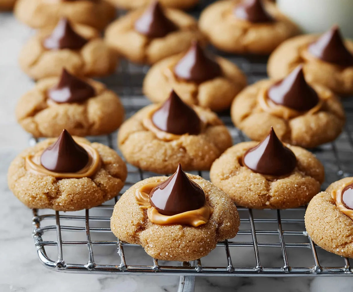 Classic Peanut Butter Blossoms Cookies