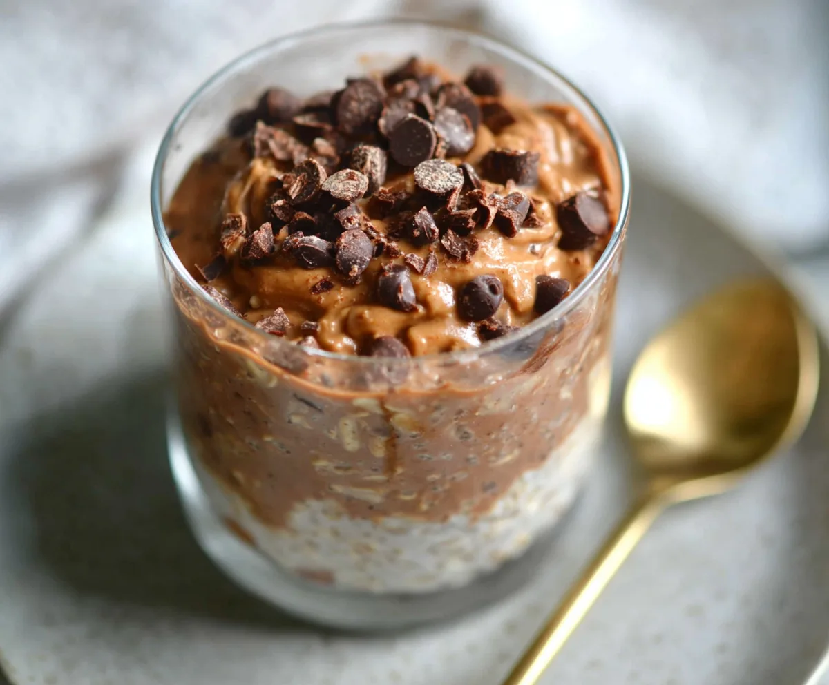 Easy Peanut Butter Chocolate Overnight Oats