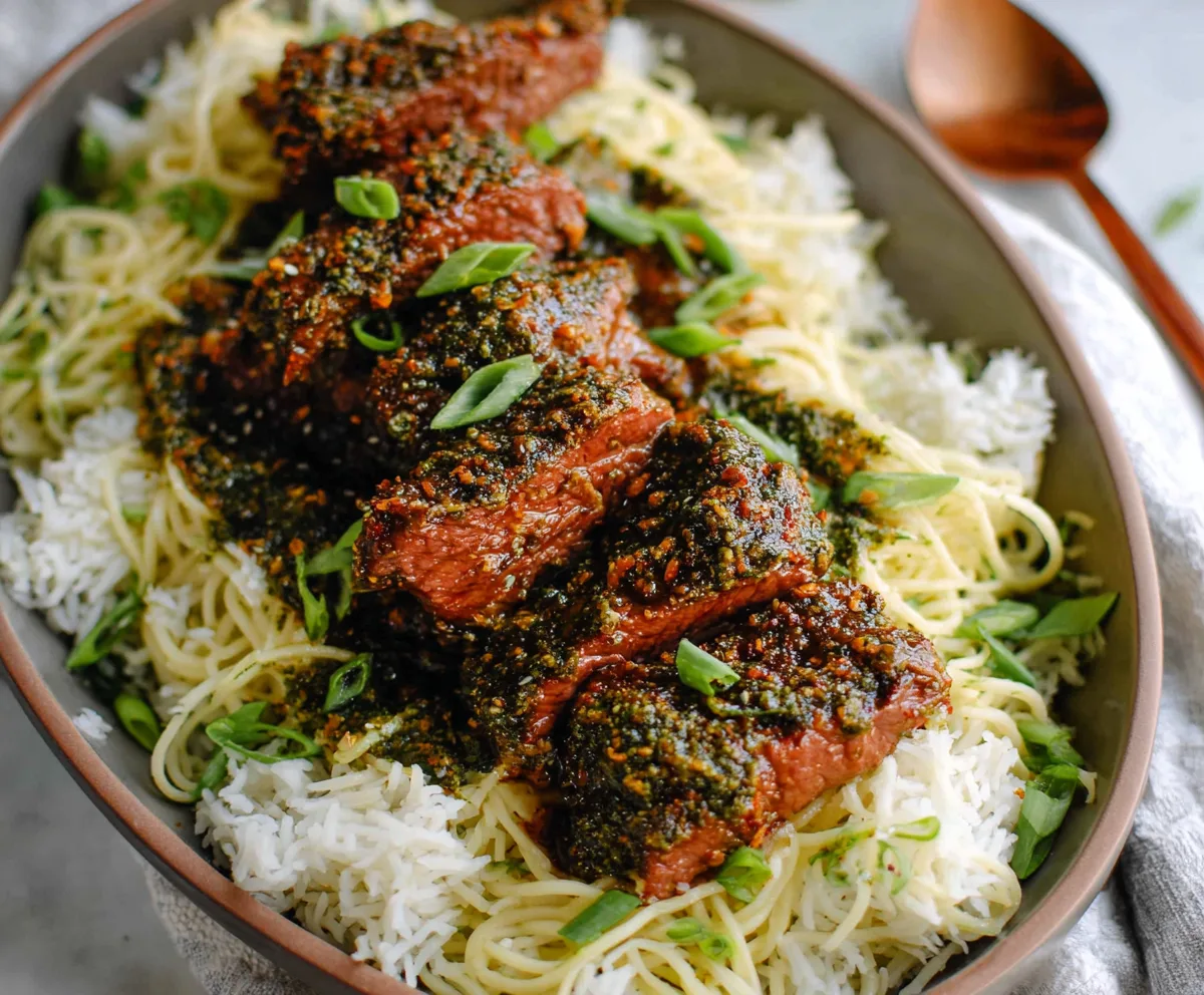 Easy Pesto Baked Salmon Pasta