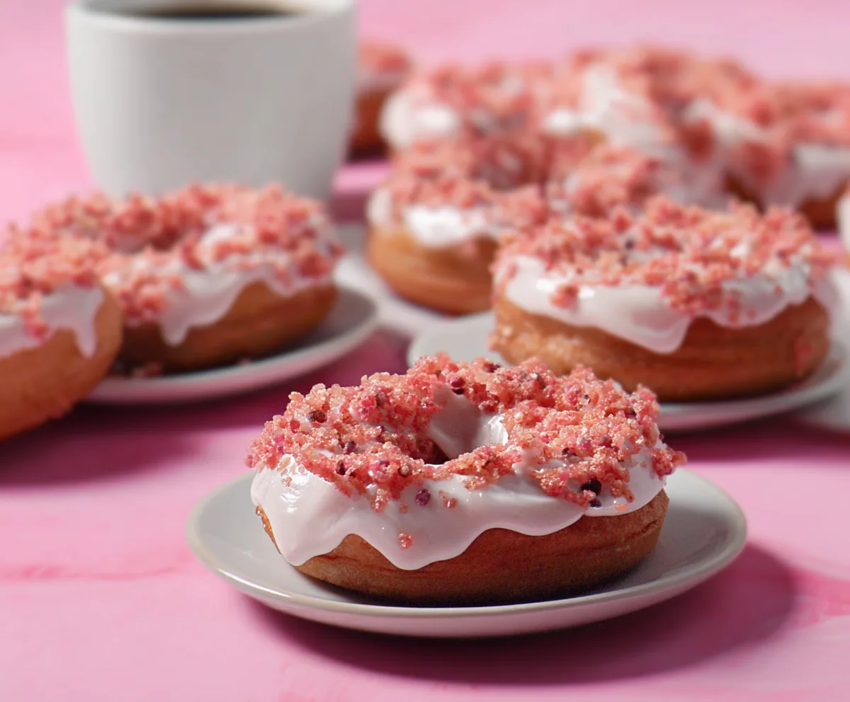 Pink Velvet Donuts Recipe