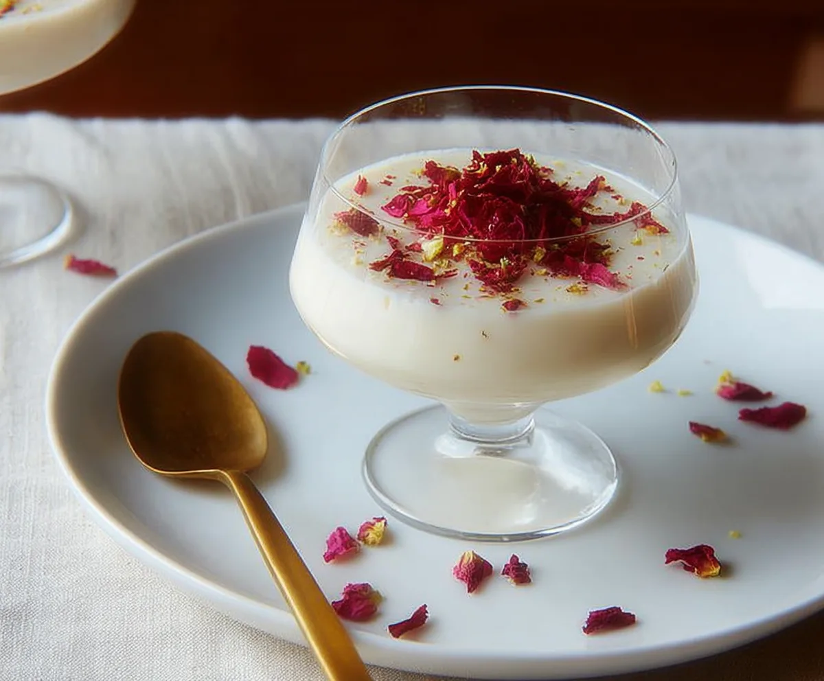 Easy Rose Petal Panna Cotta Recipe