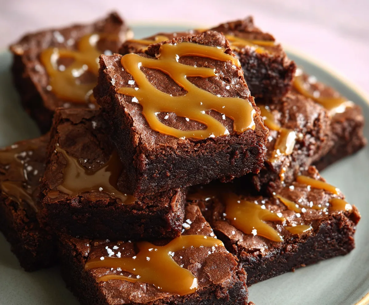 Decadent Salted Caramel Brownies