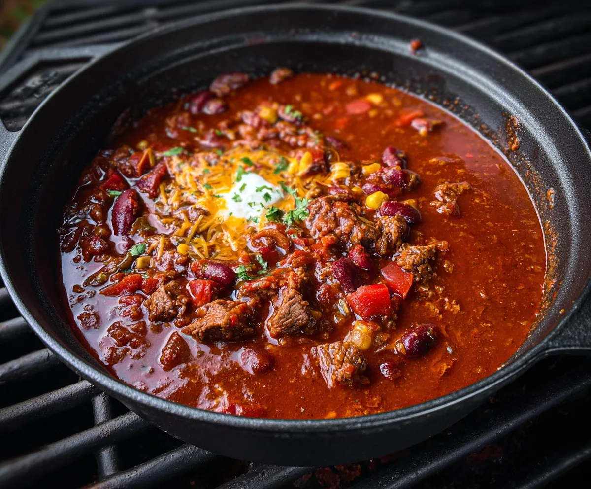 Smoky BBQ Beef Chili Recipe
