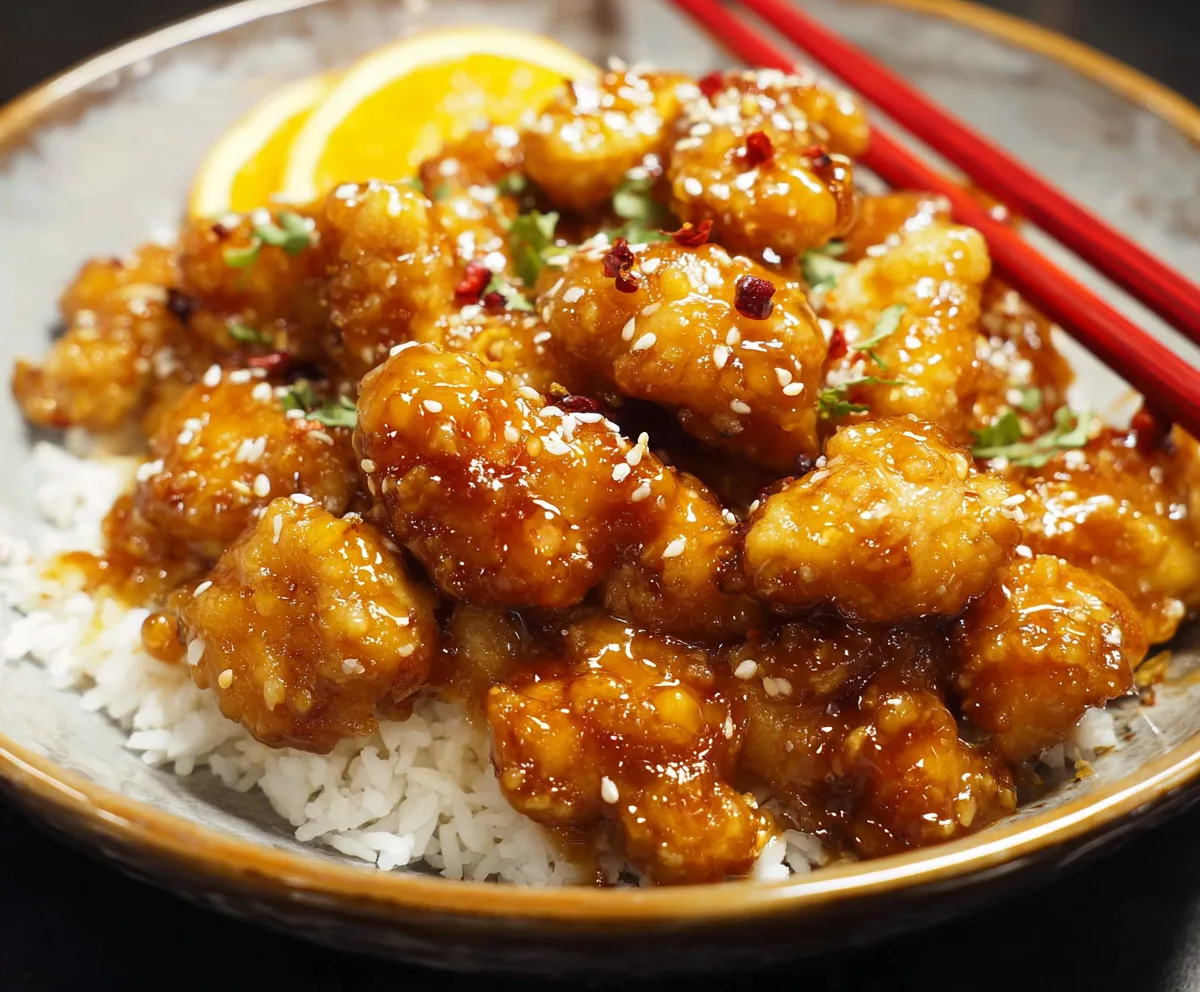 Easy Sweet & Sour Orange Chicken