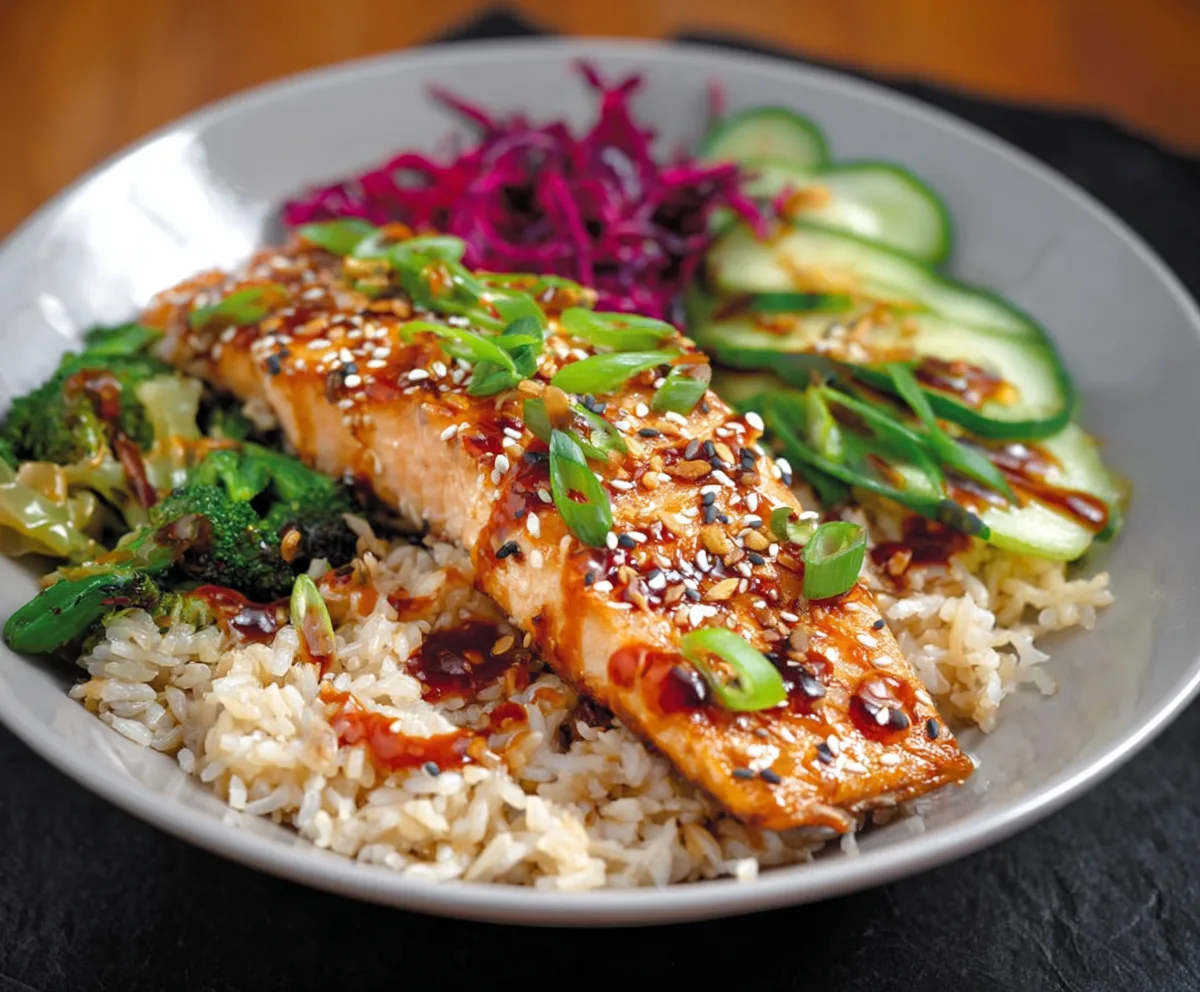 Easy Teriyaki Salmon Bowl Recipe