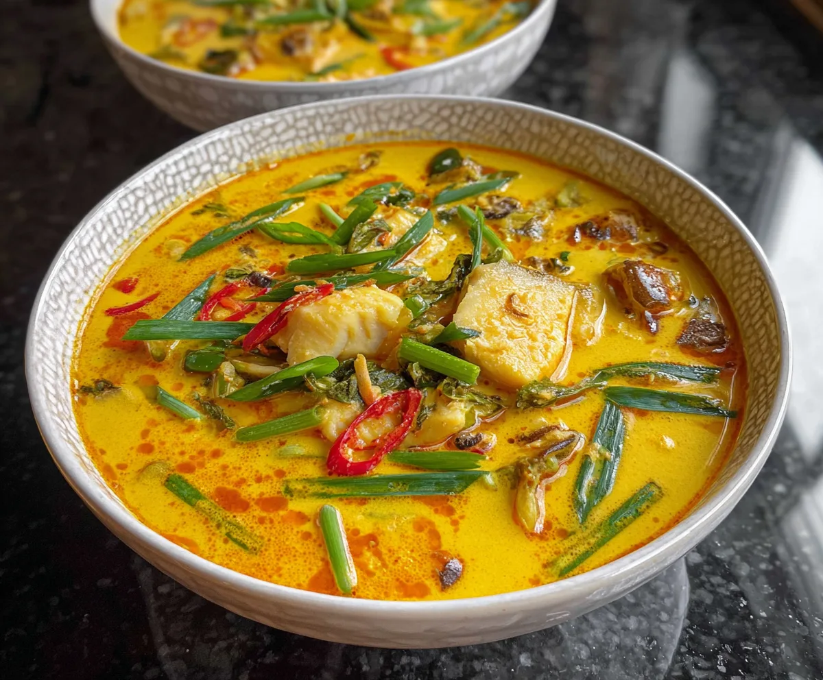 Easy Thai Curry Fish Soup Recipe