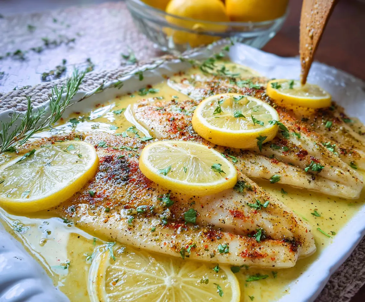 Easy Baked Lemon Butter Tilapia