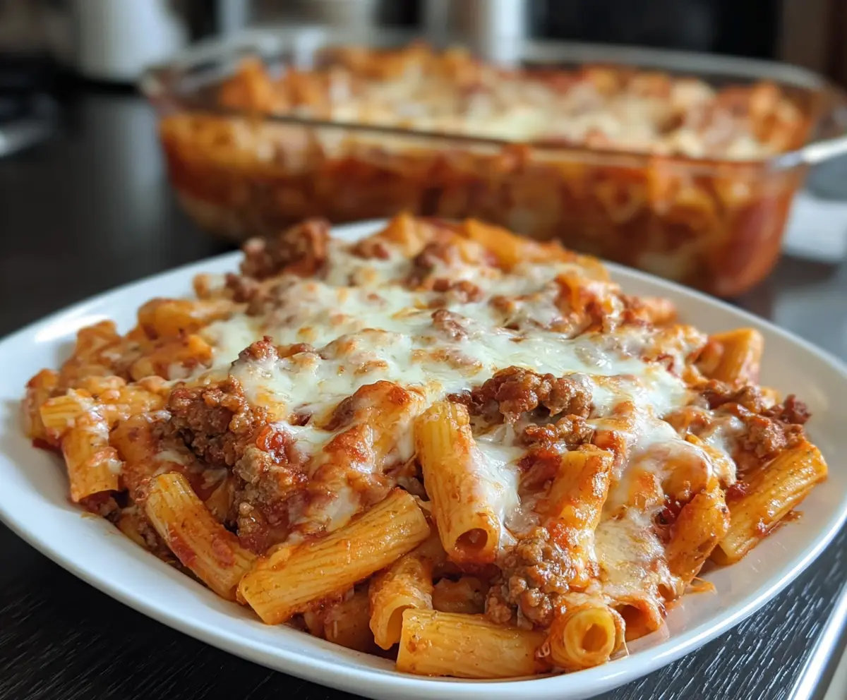 Easy Baked Ziti with Italian Sausage
