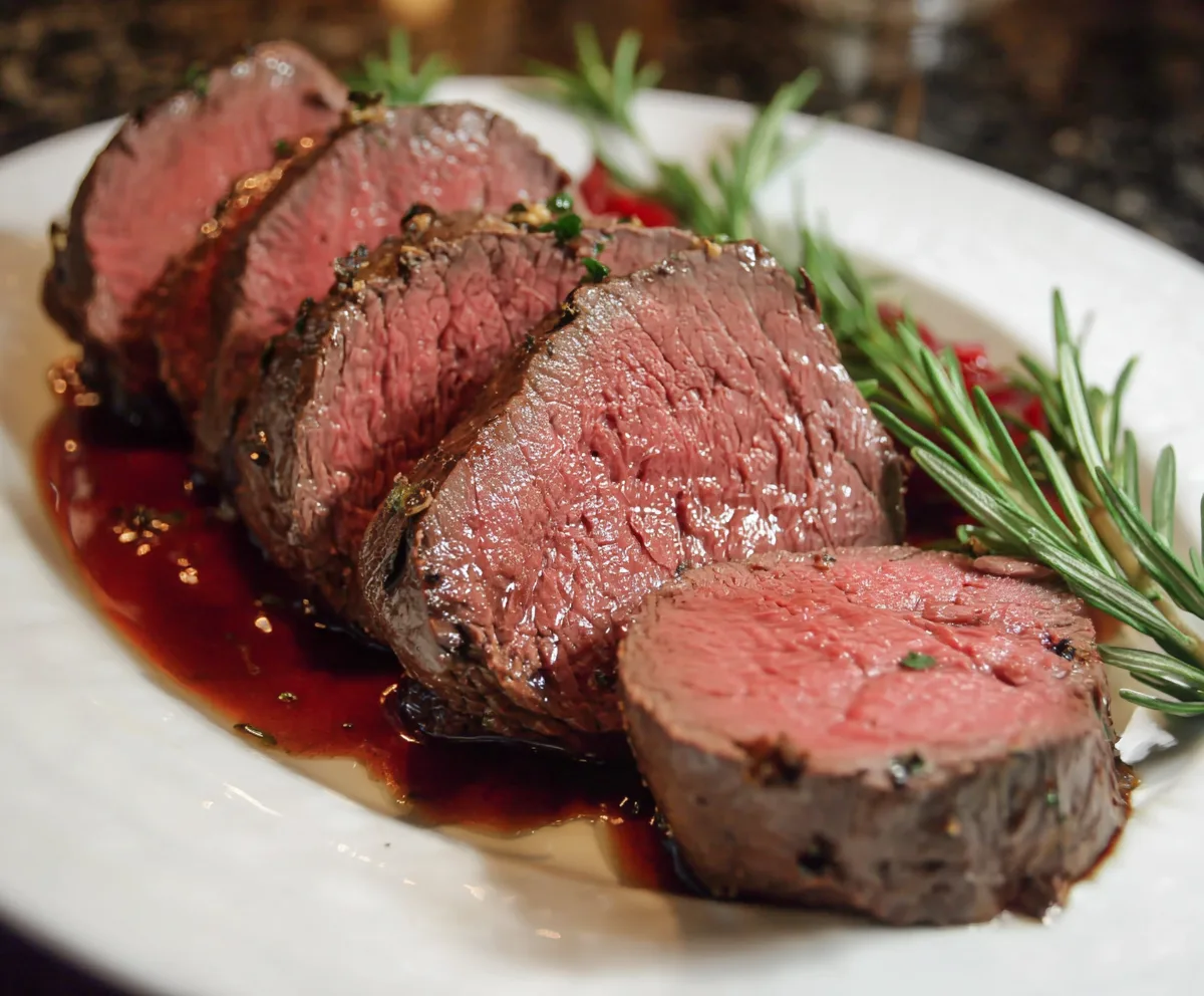Easy Beef Tenderloin with Red Wine Sauce