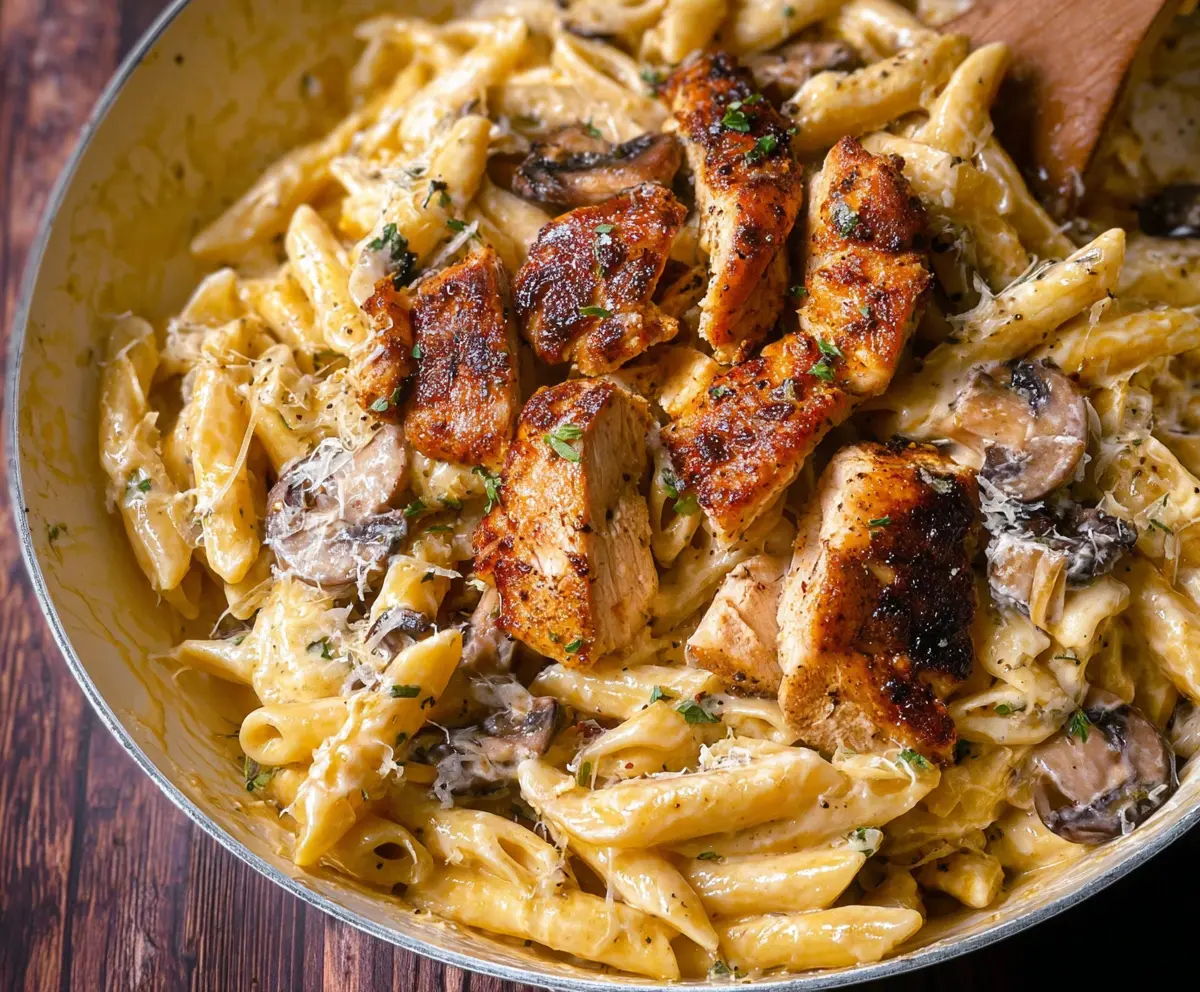 Creamy Cajun Chicken Alfredo Pasta