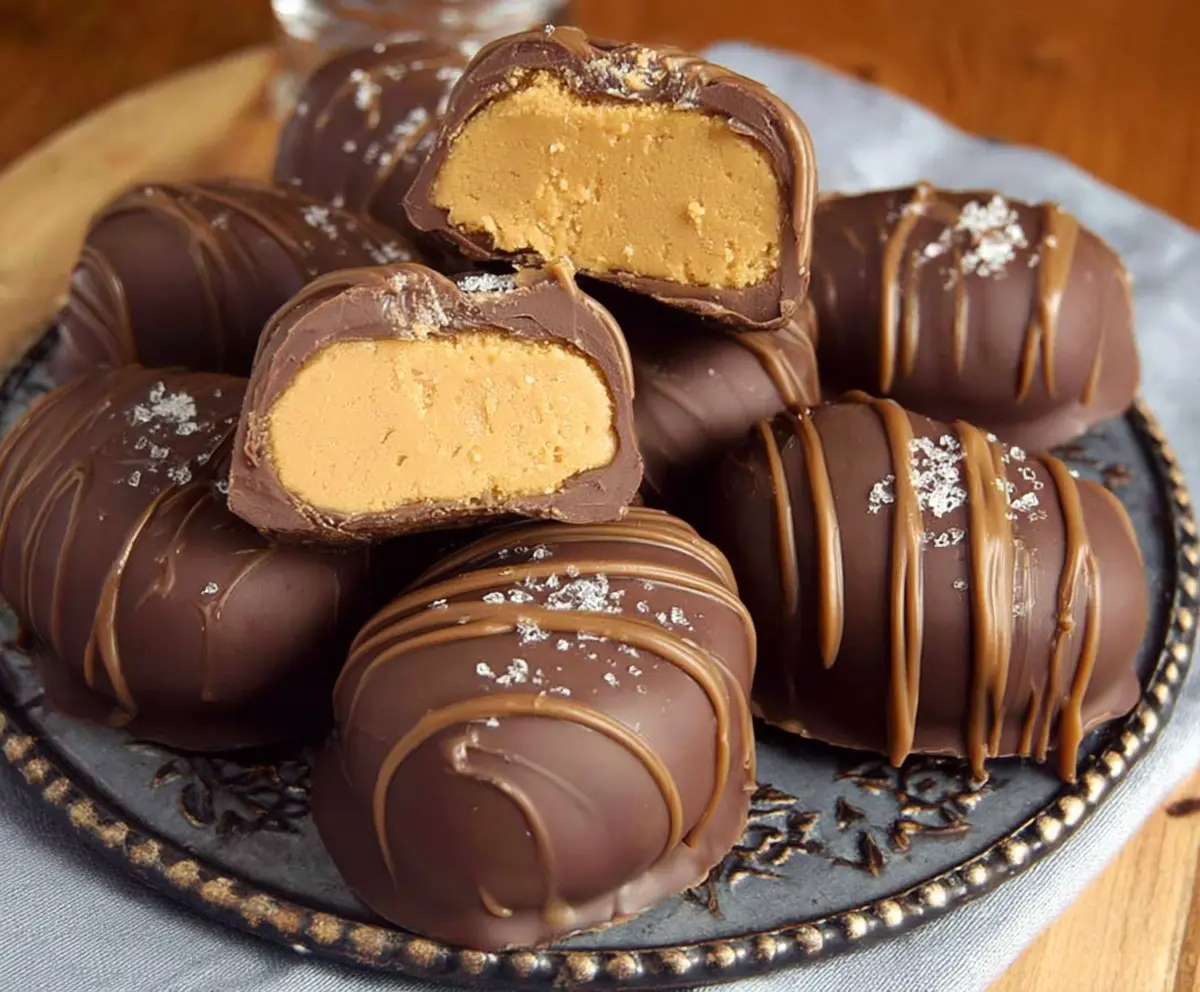 Easy Chocolate Peanut Butter Egg Truffles