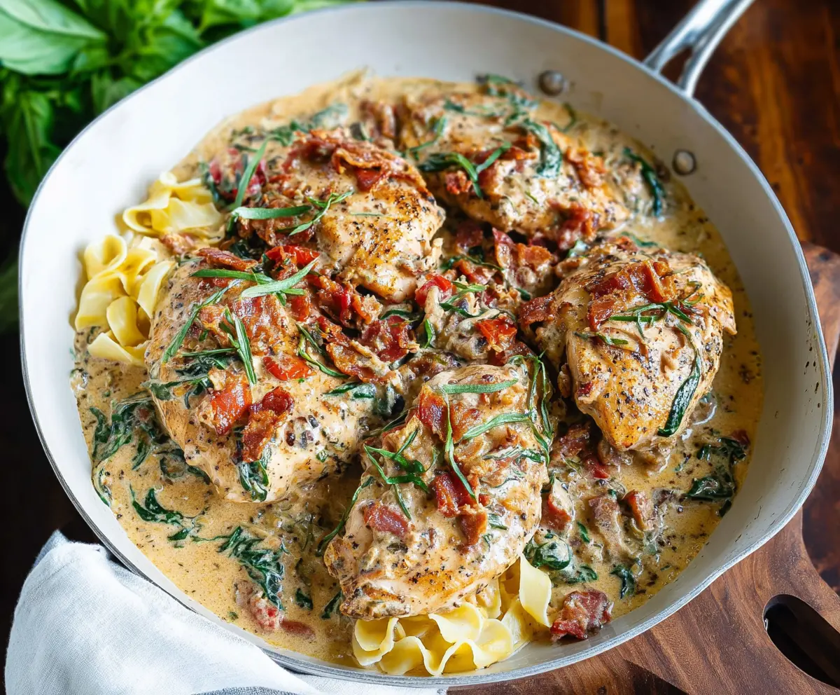 Creamy Tuscan Chicken Recipe