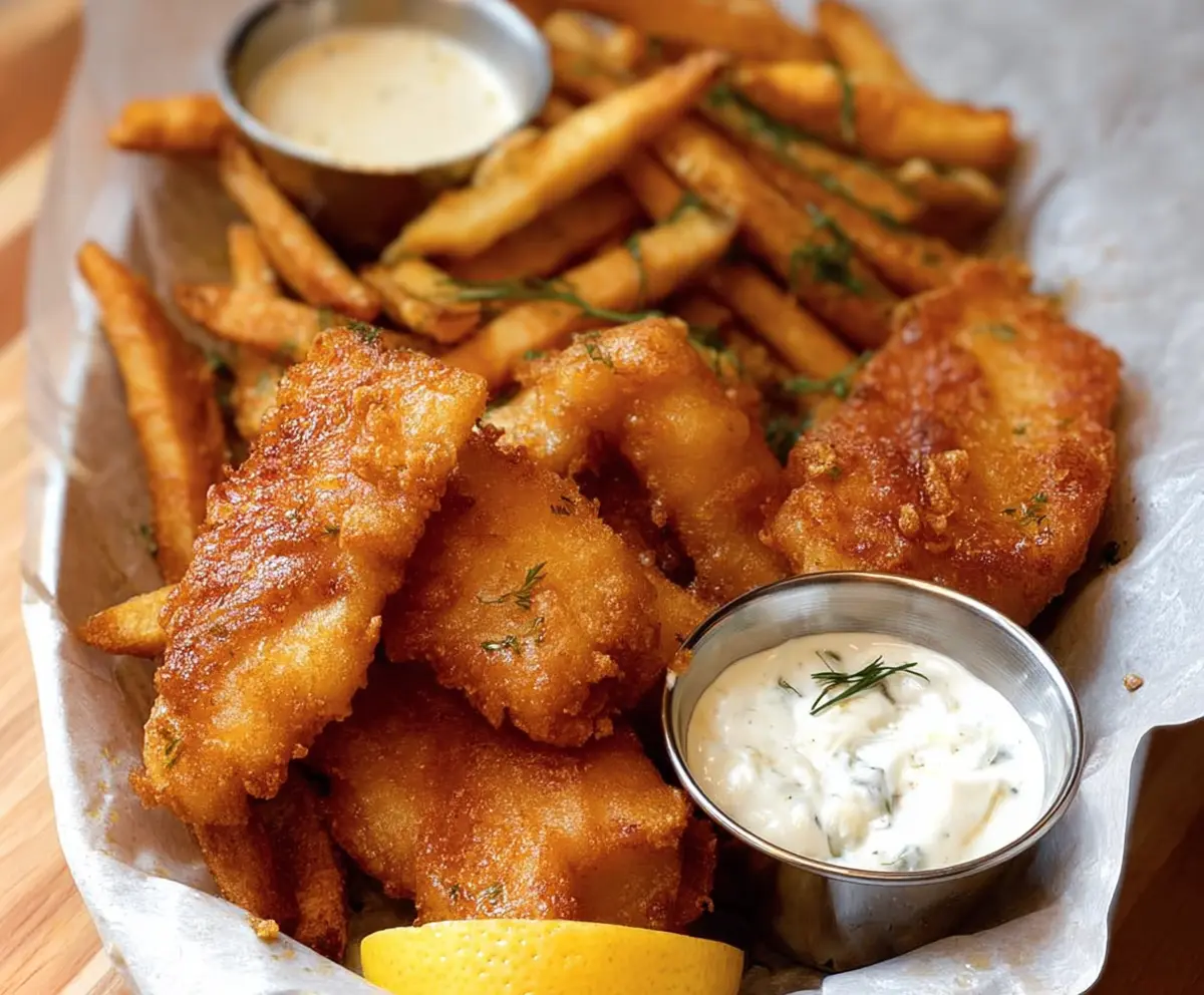 Crispy Fish and Chips Recipe