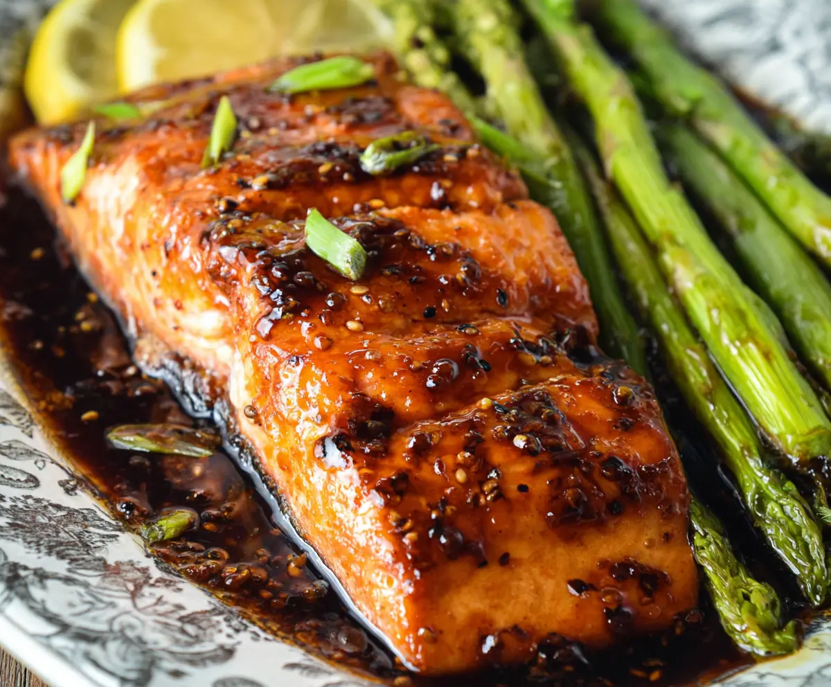 Easy Honey Soy Glazed Salmon