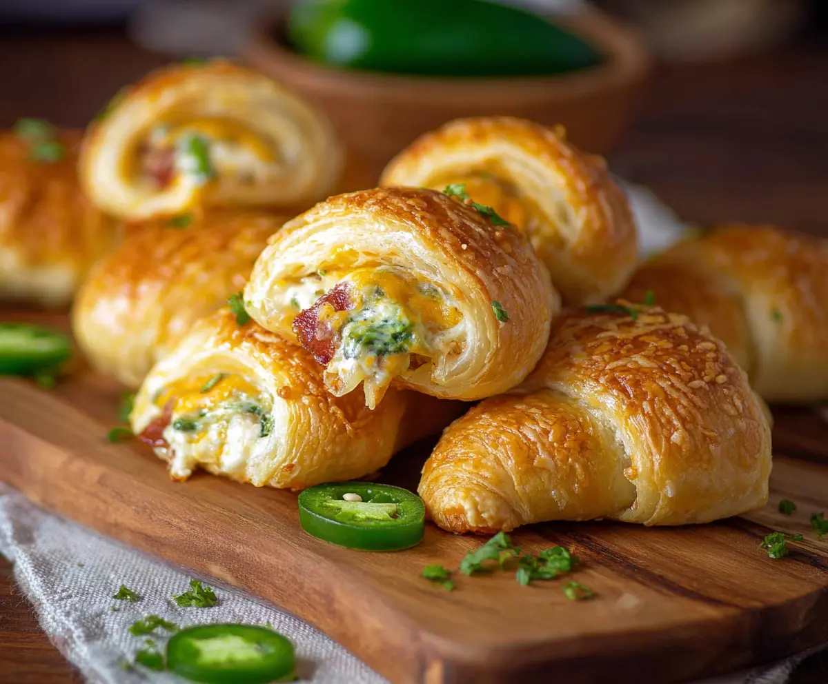 Easy Jalapeño Popper Crescent Rolls