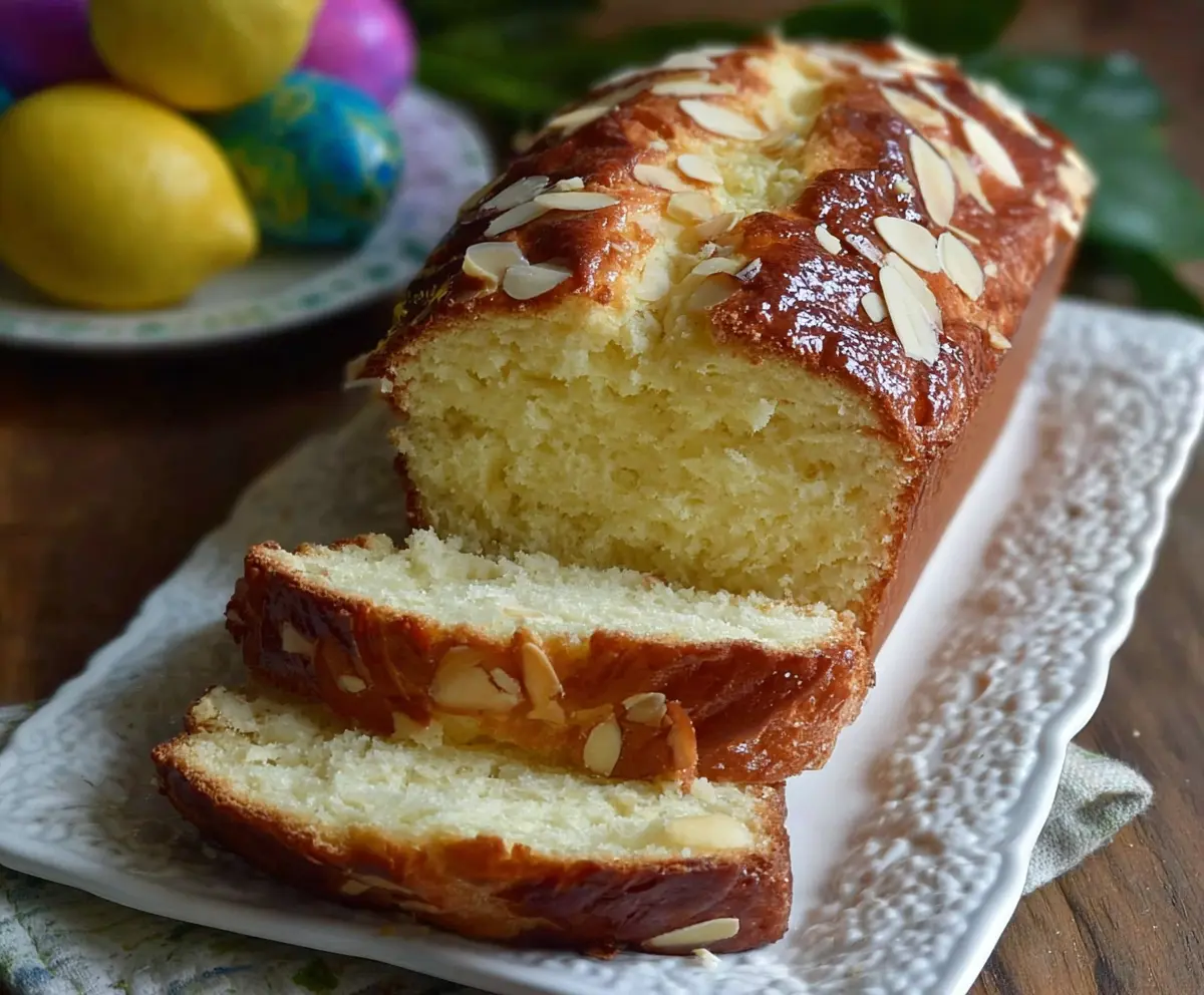 Easy Lemon Ricotta Easter Bread