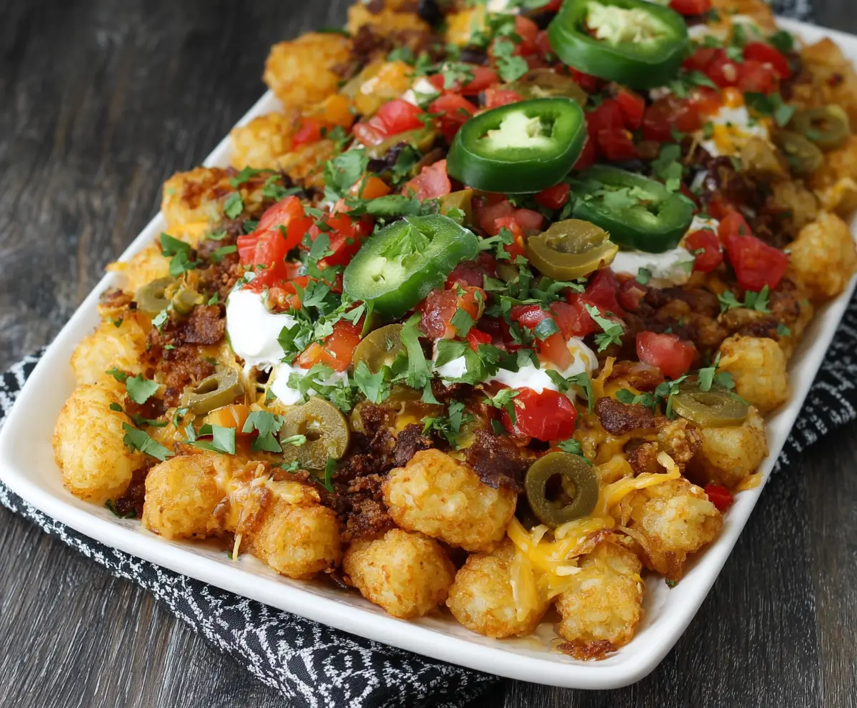 Loaded Totchos: Easy Game Day Snack