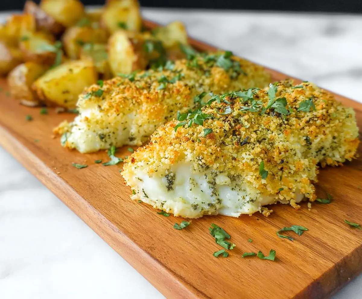 Crispy Panko Crusted Haddock