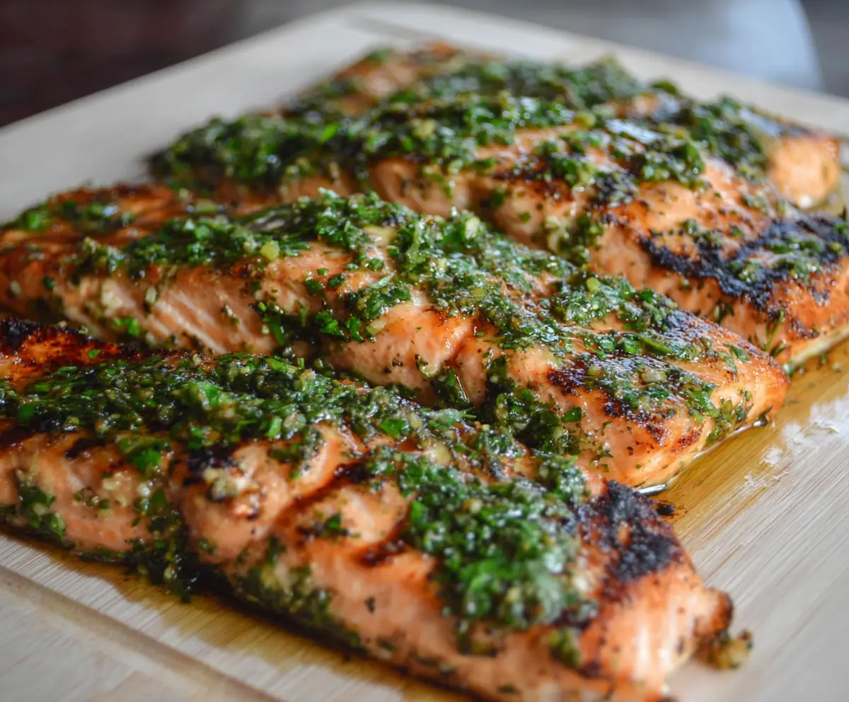 Easy Parsley Garlic Salmon