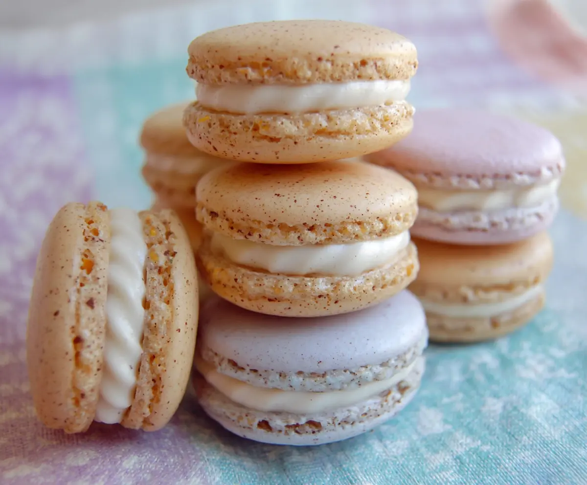 Perfect Pastel Macarons with Vanilla Buttercream