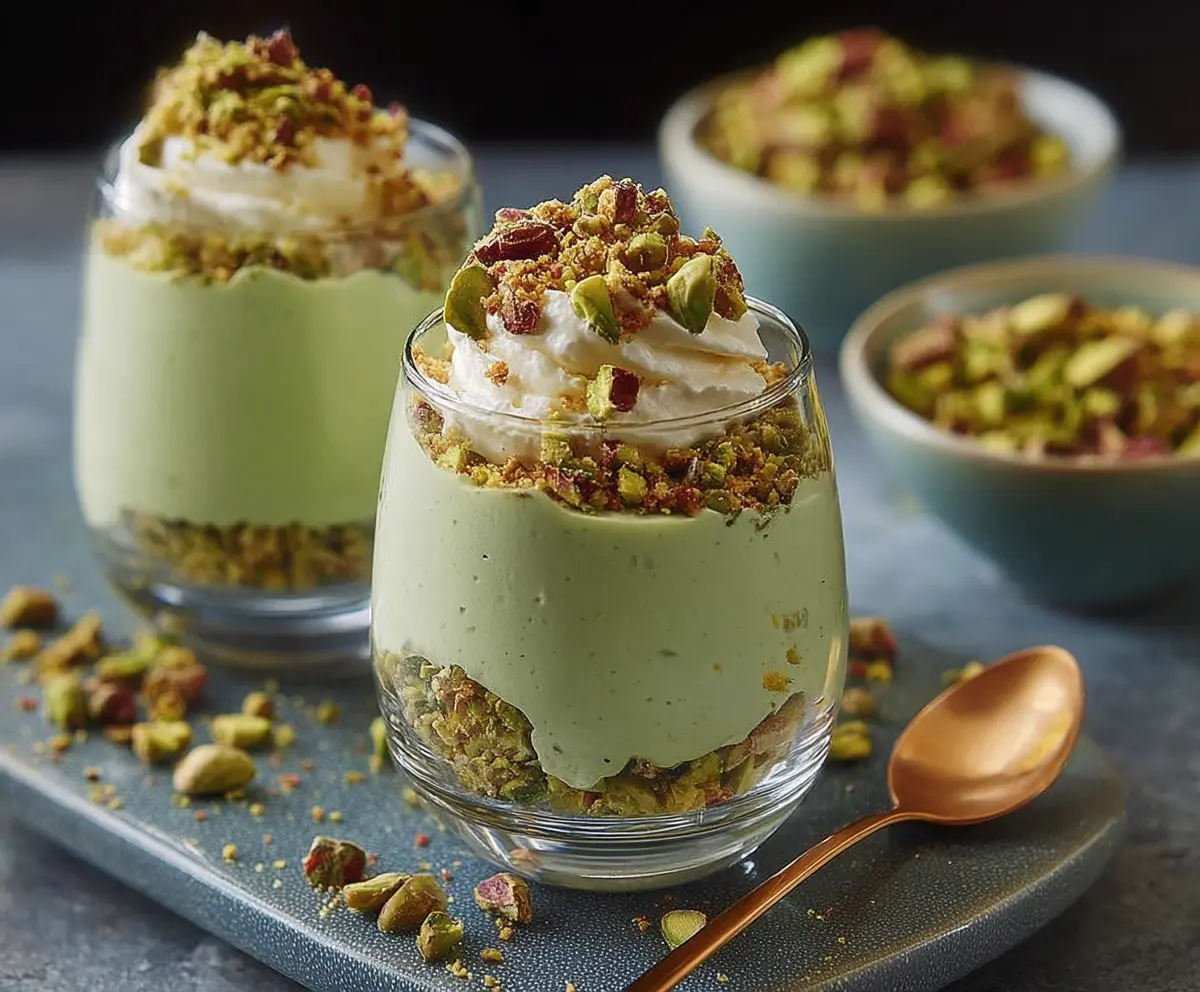 Easy Pistachio Pudding Parfait