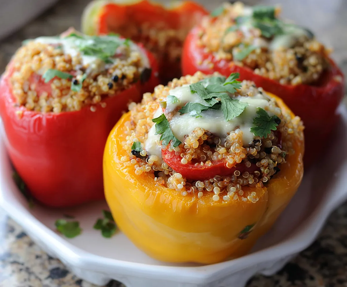 Easy Quinoa Stuffed Peppers