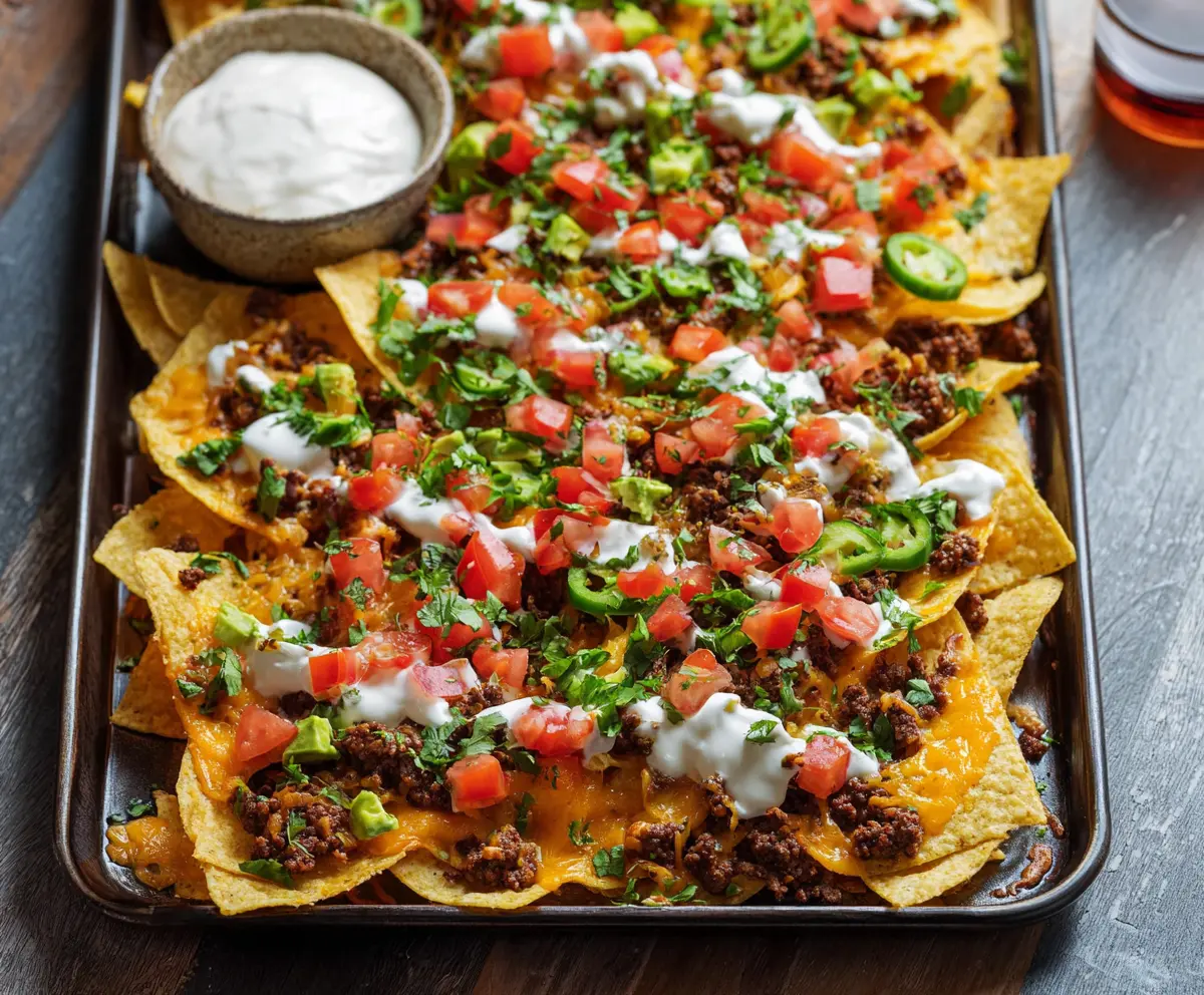Easy Sheet Pan Nacho Supreme Recipe