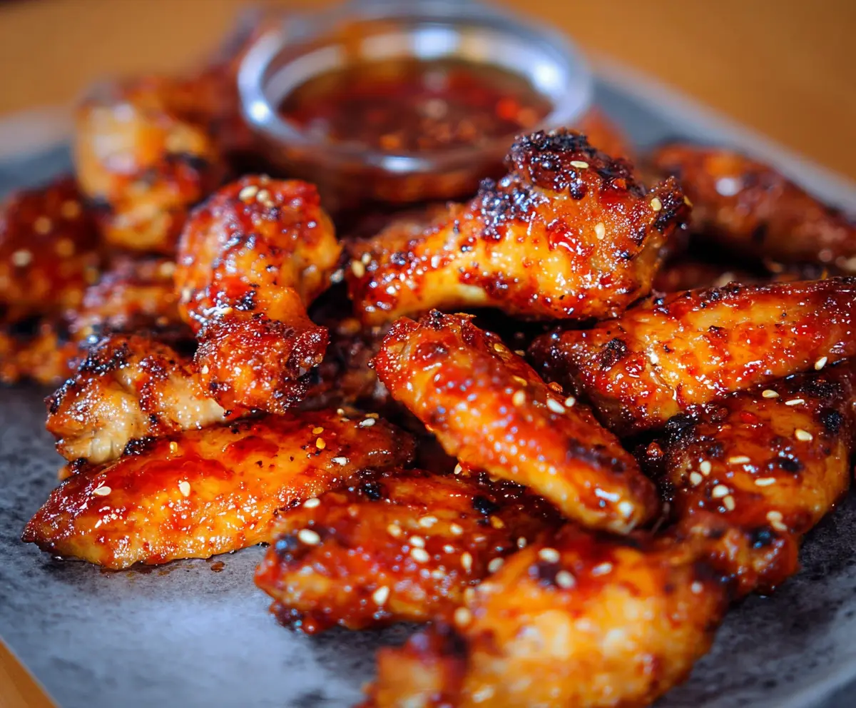 Sweet & Spicy Chicken Wings Recipe