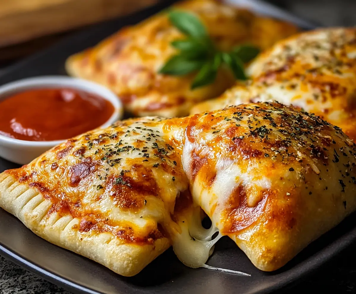 Easy Cheesy Pizza Pockets Recipe