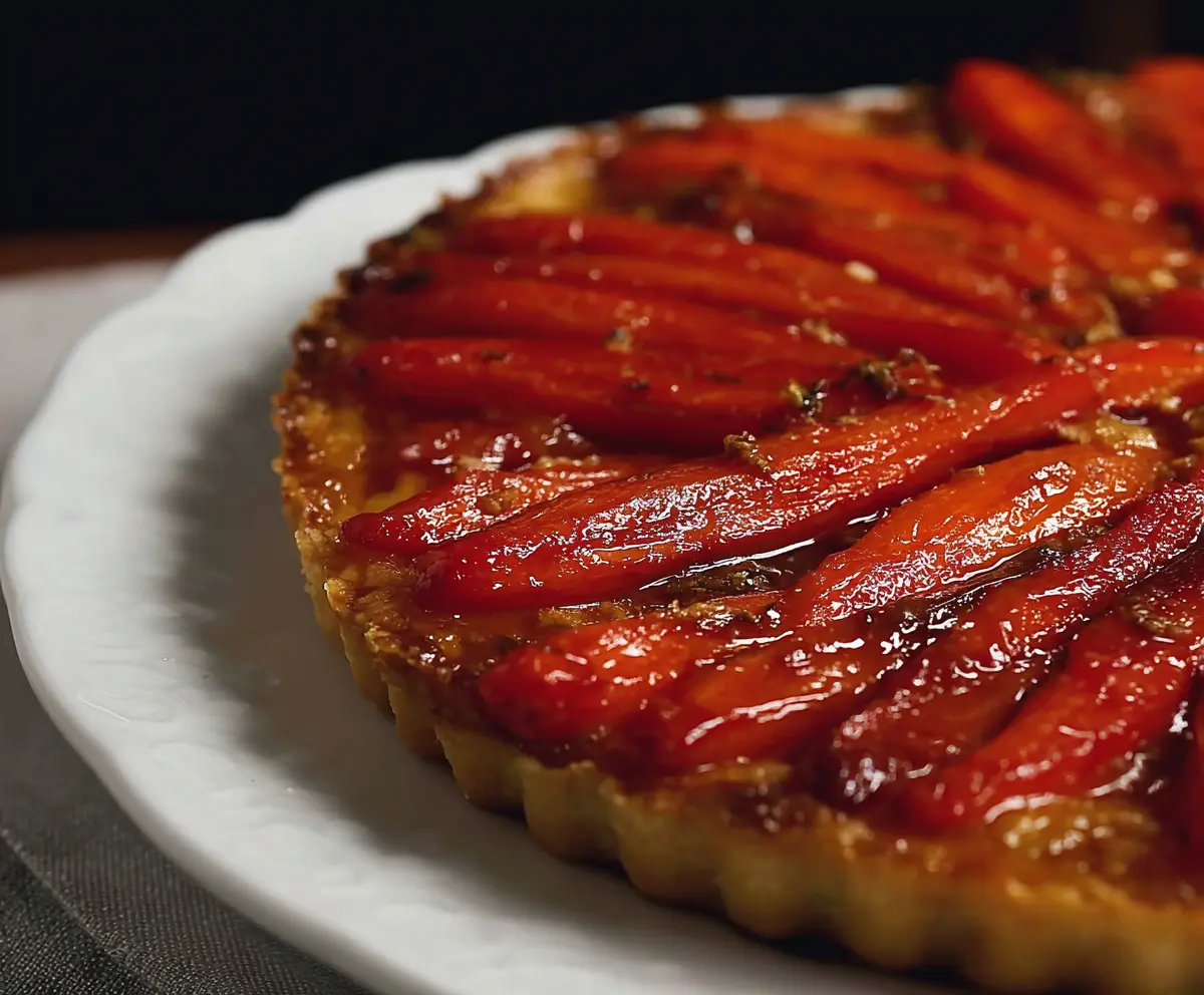 Easy Honey Glazed Carrot Tart Recipe