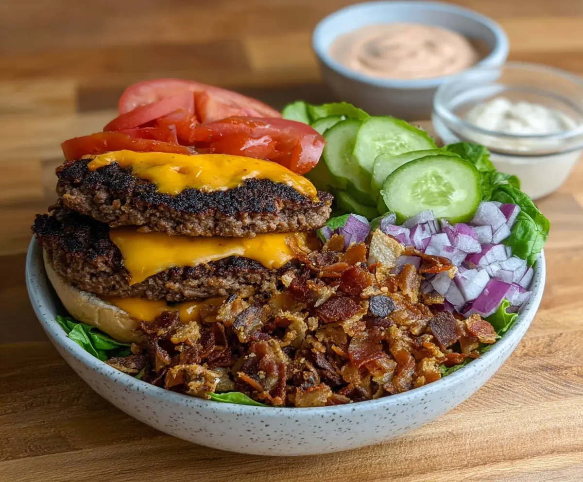 Easy Smash Burger Bowl Recipe