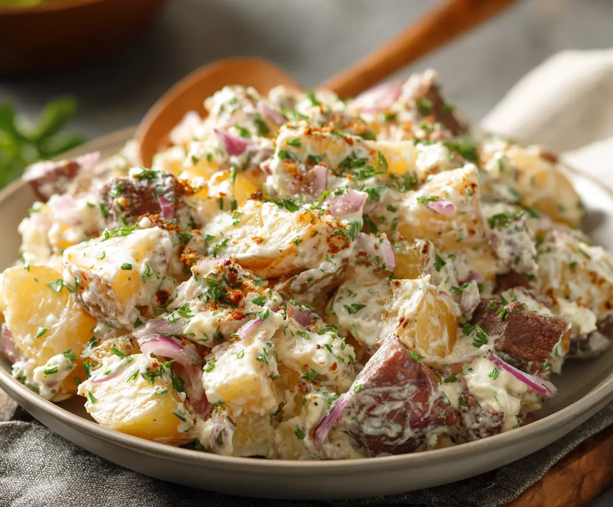 Easy Steakhouse Potato Salad Recipe