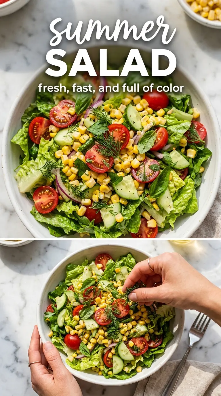 Summer Salad crisp bright citrusy